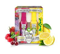 Airwick |ViPoo |Pre-Poo Toilet Spray Air Freshener Gift Pack| Lemon Idol & Fruity Pin Up Scents |2 x 55ml (110ml)