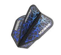 RED DRAGON Airwing Unique Moulded Gerwyn Price Iceman Blue V-Standard Dart Flights 1 Set Per Pack (3 Dart Flights in total)