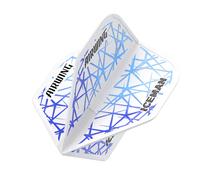 RED DRAGON Airwing Unique Moulded Gerwyn Price Iceman White Standard Dart Flights 1 Set Per Pack (3 Dart Flights in total)
