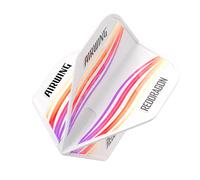 RED DRAGON Airwing Unique Moulded Red Wave Standard Dart Flights 1 Set Per Pack (3 Dart Flights in total)