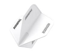 RED DRAGON Airwing Unique Moulded White Standard Dart Flights 1 Set Per Pack (3 Dart Flights in total)