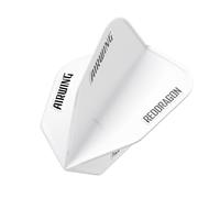 RED DRAGON Airwing Unique Moulded White V-Standard Dart Flights 1 Set Per Pack (3 Dart Flights in total)