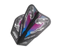 RED DRAGON Airwing Unique Moulded Peter Wright Snakebite Blue V-Standard Dart Flights 1 Set Per Pack (3 Dart Flights in total)