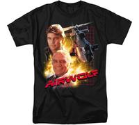 Airwolf Mens T Shirt Size XXL Black