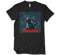 Airwolf Officially Licensed Grid Mens T-Shirt (Black), XXX-Large