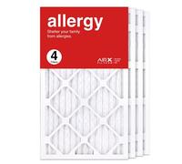 AIRx Filters 14x25x1 Air Filter MERV 11 Pleated HVAC AC Furnace Air Filter, Allergy 4-Pack, Made in the USA