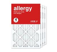 AIRx Filters 16x25x1 Air Filter MERV 11 Pleated HVAC AC Furnace Air Filter, Allergy 4-Pack Made in the USA