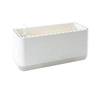 AIRY Box - Innovative Plant Pot as a Highly Effective air Purifier - Natural air Purification with houseplants Without Electricity and Chemicals (Snow White)