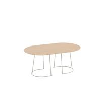 Airy Coffee Table Medium Lacquered Oak/ Off White