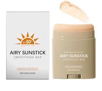 Airy Sunstick Protection Bar, Broad Spectrum SPF 50+, Invisible No White Cast Sunscreen Stick for Face & Body, Water Resistant Korean Sunblock, Non-Sticky Roll On Sun Protection, 23g