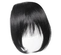 Airy Synthetic Forehead Covering Wigs With Choppy Layers Face Shape And Fibers Realistic Synthetic Bangs With Clip