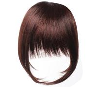 Airy Synthetic Forehead Covering Wigs With Choppy Layers Face Shape And Fibers Synthetic Bangs With Built In Clips