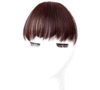 Airy Synthetic Forehead Covering Wigs With Choppy Layers For Oval Round Face Shapes And Fibers