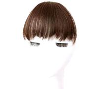 Airy Synthetic Forehead Covering Wigs With Choppy Layers For Oval Round Face Shapes And Fibers Short False Bangs Anime Hairpiece