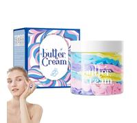 Airy Whipped Finish - Velvety Face Milk, Barrier for Sensitive Skin, Slim Travel Jar, Skin Care Tool with Leakproof Twist Off Cap, Soothing Daily Lotion for Priming