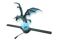 AIRYSSFU 3D Hologram Fan, 3D Hologram Fan 42CM 3D Holographic Projector Advertising Display Lightweight HD Holographic Projector For Shop Bar Party Xmas