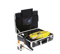 AIRYSSFU Endoscopes, 40m 512hz Sonde Transmitter Locator DVR AHD 1080P Waterproof Industrial Sewer Pipe Pipeline Inspection Underwater Camera Kit(40 m,Sonde receiver kit)