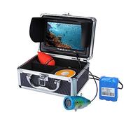 AIRYSSFU Underwater Fishing Camera, 7 Inch Color Monitor Fish Finder 15M/30M Underwater Fishing Camera 12 IR Lights And 12 White LEDs Color Night Vision 1000TVL(No DVR x 15M Cable)