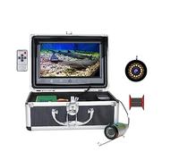 AIRYSSFU Underwater Fishing Camera, 9 InchHD 1080P Screen Fish Finder Underwater Fishing Camera 15pcs White LEDs +15pcs IR Lamp For River/Winter Ice Fishing(1080P 30M NO DVR)