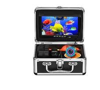 AIRYSSFU Underwater Fishing Camera, Underwater Fishing Camera 1000TVL IR Lights 7 Inch Display Fish Finder DVR Function 4500mAh Battery 15/30/50M Cable(No DVR - 30M Cable)
