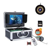 AIRYSSFU Underwater Fishing Camera, Underwater Fishing Camera DVR Fish Finder Underwater Fishing Cameras 7 Inch HD Screen 30pcs LED AHD 1080P 16G Card For Winter ICE Fishing(30M DVR 1080P)