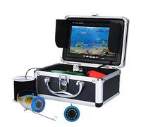 AIRYSSFU Underwater Fishing Camera, Underwater Fishing Camera Fish Finder Underwater Fishing Video Camera Kit 12 PCS LED Lights 10M 20M 30M Fishfinder(F007M-30M-W)