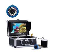 AIRYSSFU Underwater Fishing Camera, Winter Fishing Camera Underwater Fish Finder 30LEDs 7 Inch15M 30M 50M IP68 Waterproof Fishfinder For ICE/Sea/River(30LEDs 15M Cable DVR)