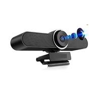 AIRYSSFU Webcam, 4K Conference Room Webcam With Microphone And Speaker 8MP Computer Video Camera With Wide Angle AI Auto Framing For Streaming