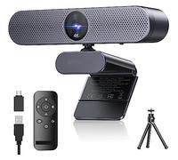 AIRYSSFU Webcam, 4K Webcam DW50 Auto Focus USB Web Camera With Mics Remote Control HD Webcamera For Conferencing, Live Streaming, Recording