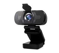 AIRYSSFU Webcam, Webcam 1080P Full HD Web Camera With Microphone Web Cam 1080p For PC Computer Laptop Desktop USB Camara Web(W8 with cover)