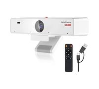 AIRYSSFU Webcams, 2K Webcam with 4 Noise-Canceling Mics Camera 1080P 60fps for Meeting Live Streaming