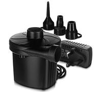 airzzZ 240V Electric Air Pump with 3 Nozzle Sizes - Fast Inflate/Deflate for Air Beds, Inflatables, Camping Mattress, Pool Toys & Paddling Pools - Compact Mains-Powered Pump with UK Plug