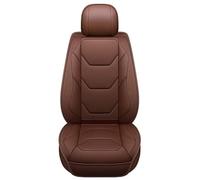 Aisaimout Leather Car Seat Cover Waterproof Non-Slip Pad Cushion PU Luxury Comfy Padded Protector for BMW Series 1, Series 2, Series 3, Series 4(Brown-Back row)