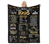 aisdfhsa30th Birthday Gifts for her Women Men, 30th Anniversary Blanket Gifts for Couples -Back in1994- Best 30 Year Old Birthday Gifts for Men 30th Birthday Decorations for him Throw Blanket 60Lx50W