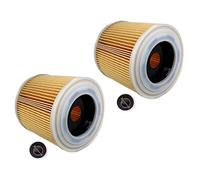 AISEN 2 Cartridge Filter For Karcher Vacuum Cleaner Wet Hoover and Dry Hoover Vacuum Cleaner