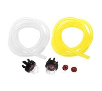 Aisen 2 primer piston fuel pump, primer pump with petrol hose suitable for Stihl FS36, FS40, FS44, FS120, FS200, FS250, FS300, FS350, FS400, FS450, FS480, FS500, FS550, FC44, FR350, FR450, FR480