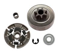 AISEN 325 Inch 7Z Chain Wheel and Clutch for Stihl Chainsaw 017 018 021 023 025 MS170 MS180 MS210 MS230 MS250 with Needle Bearing Snap Ring Disc