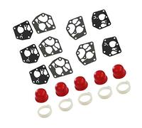 AISEN 5x Carburettor Primer Piston Pump with Membrane Seal for Briggs & Stratton 694394 4178 5084h 494408