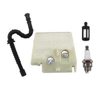 AISEN Air Filter + Spark Plugs + Petrol Hose Filter for Stihl Chainsaw MS240 MS260 024 026 Newer Models