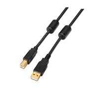 AISENS A101-0010 USB 2.0 Printer Cable with 3 m Ferrite, Black