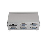 AISENS A116 - 0085 - SVGA Duplicator for 4 Monitors with Power Supply, Silver