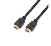 AISENS A120 - 0120 - HDMI Cable 2.0 (1.5 m, 4 K, HDR, 60 Hz, with ethernet, 18 Gbps, Ultra HD) Black
