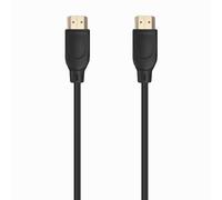 AISENS - A120-0721 - HDMI Cable V2.0 Premium High Speed/Hec 4K@60Hz 18Gbps, A/M-A/M, Black, 0.5M