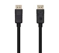 AISENS A124-0455 DISPLAYPORT V1.2 4K@60Hz, DP/M-DP/M, Black, 1m