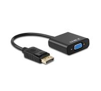 AISENS A125-0367 Displayport to sVGA Converter Dp Male to SVGA Female, Black, 15 cm