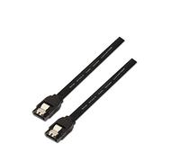 AISENS A130 - 0157 - Data Cable with Anchors (0.5 m, SATA Hard Drive) Black