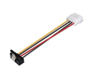 AISENS A131 - 0163 Cable Angled with H-Post 16 cm (4Pin/M-SATA) Black