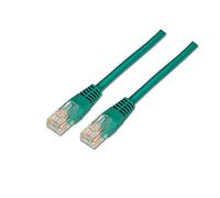 AISENS A135 - 0248 - LATIGUILLO RJ45 Network Cable (3 m, 10/100/1000 Mbit/s, Switch/Router/Modem/Patch panel/Access Point/patch fields) Green