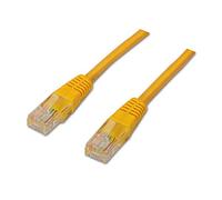 AISENS A135-0253 RJ45 - Ethernet Network Cable (0.5 m 10/100/1000 Mbit/s, Switch/Router/Modem/Patch Panel/Access Point/Patch Fields) Yellow