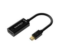 AISENS CABLE CONVERSOR A125-0643 MINI DISPLAYPORT MACHO HDMI HEMBRA 15CM BLACK